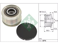  Frihjulskoppling, generator