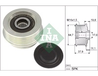  Frihjulskoppling, generator