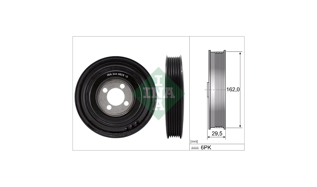  Remskive, krumtapaksel