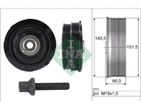  Remskivesats, vevaxel