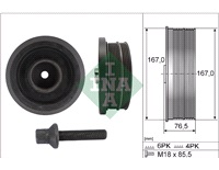  Remskivesats, vevaxel