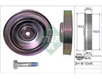  Remskivesats, vevaxel