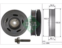  Remskivesats, vevaxel