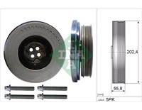  Remskivesats, vevaxel