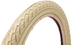 Cykeldæk 20X1,75 creme farvet Deli