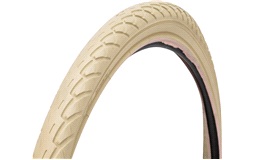 Cykeldæk 24X1,75 creme farvet Deli