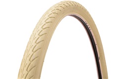 Cykeldæk 26X1,75 creme farvet Deli