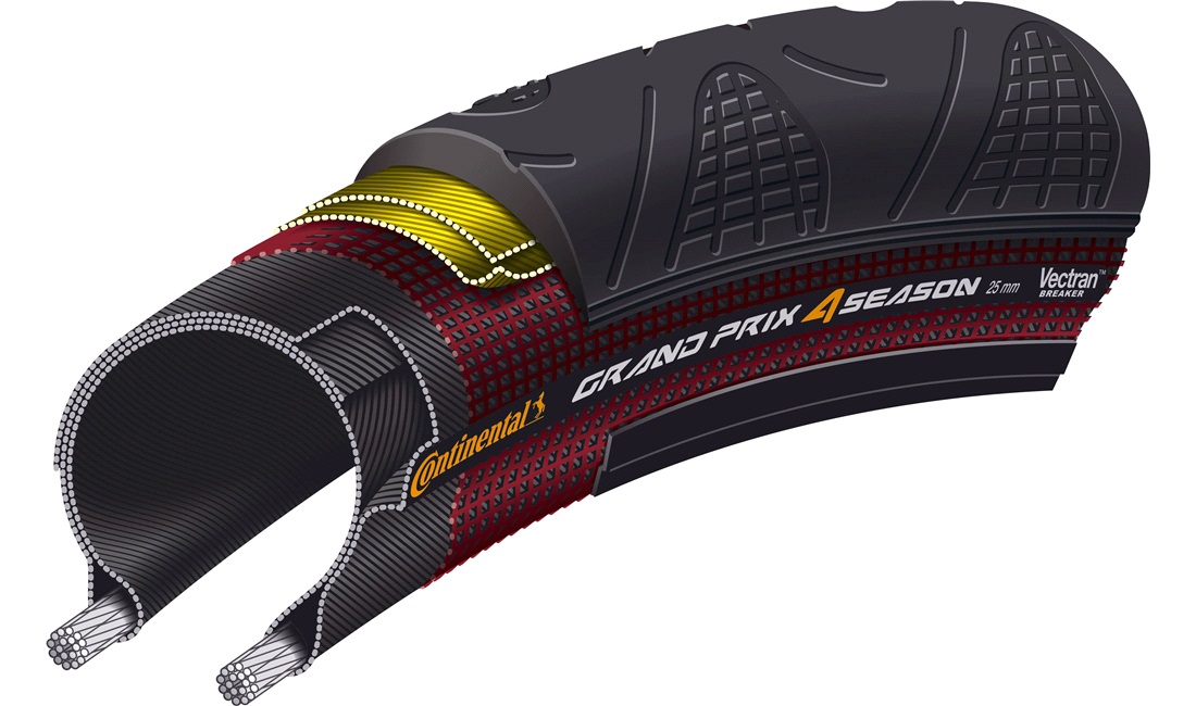 Continental 700X28C Grand Prix 4-season - Dekk til voksen sykler