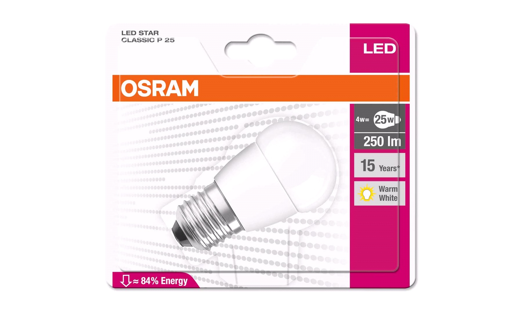 OSRAM LED Krone E27 CLP - E27 LED-pærer - thansen.dk