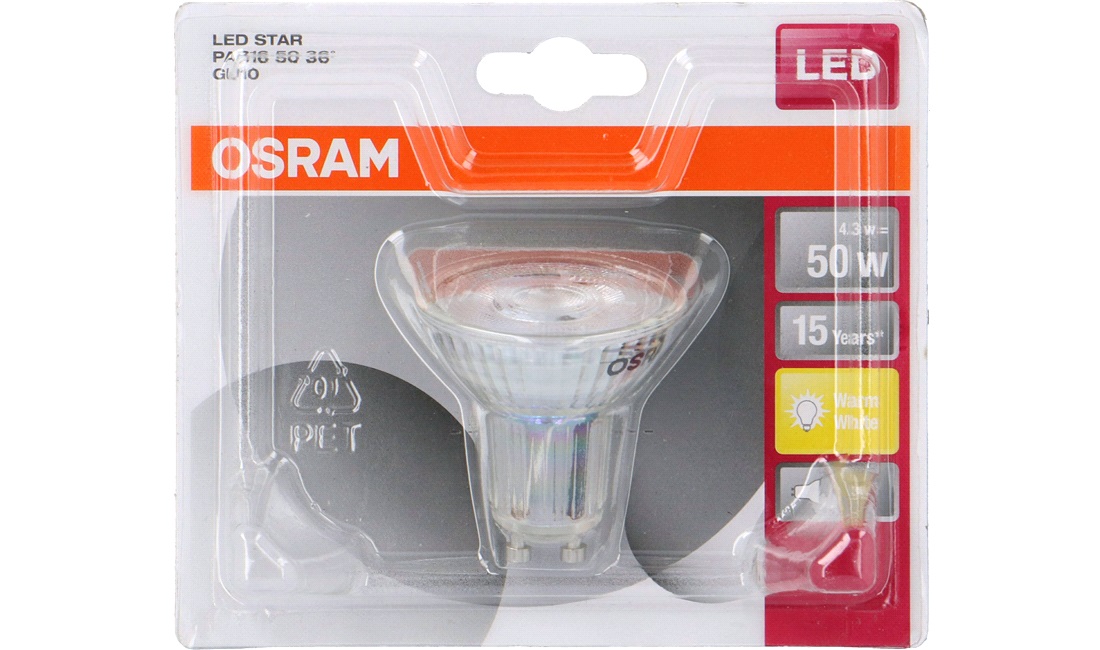 OSRAM LED STAR PAR16 GU10 4,7W