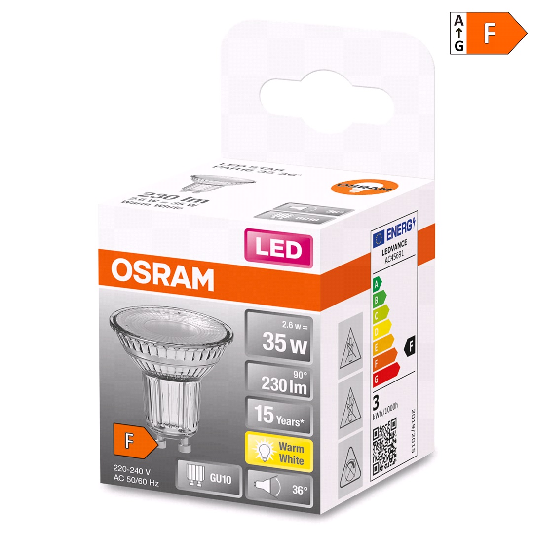Osram OSRAM LED PAR16 2,6W/827 GU10