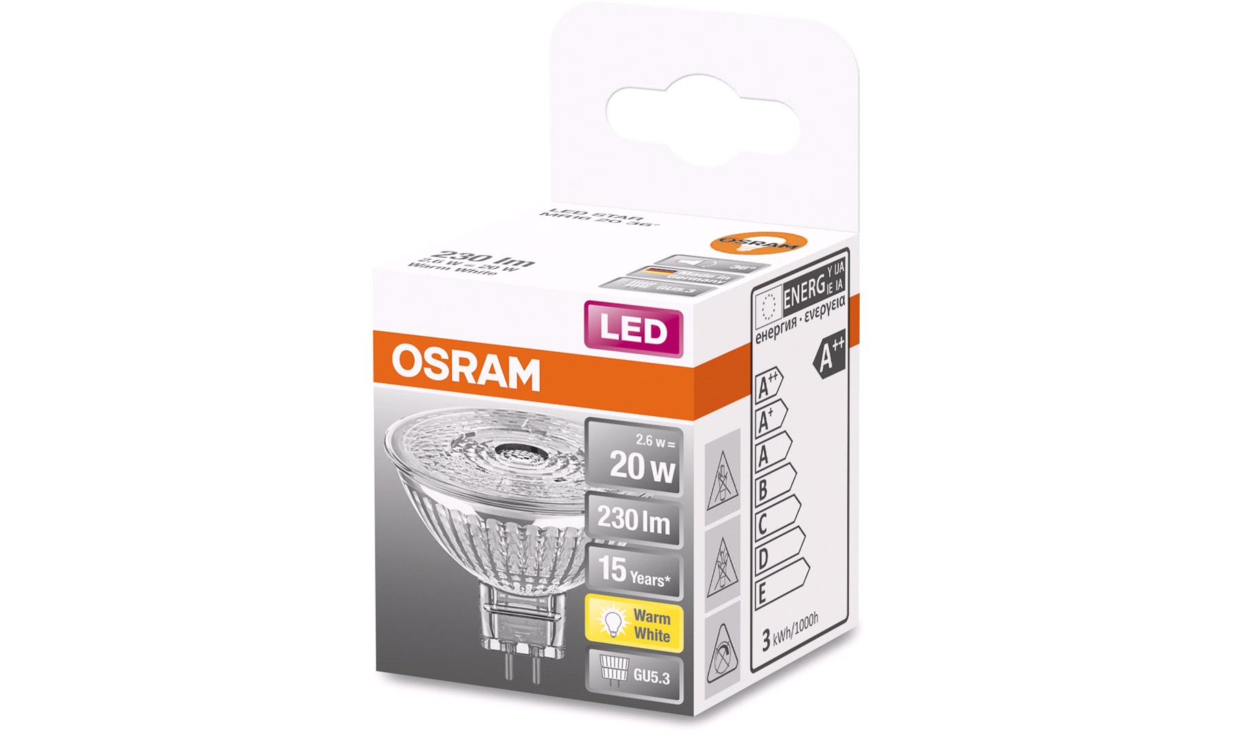 OSRAM LED GU5.3 - MR16 - thansen.dk