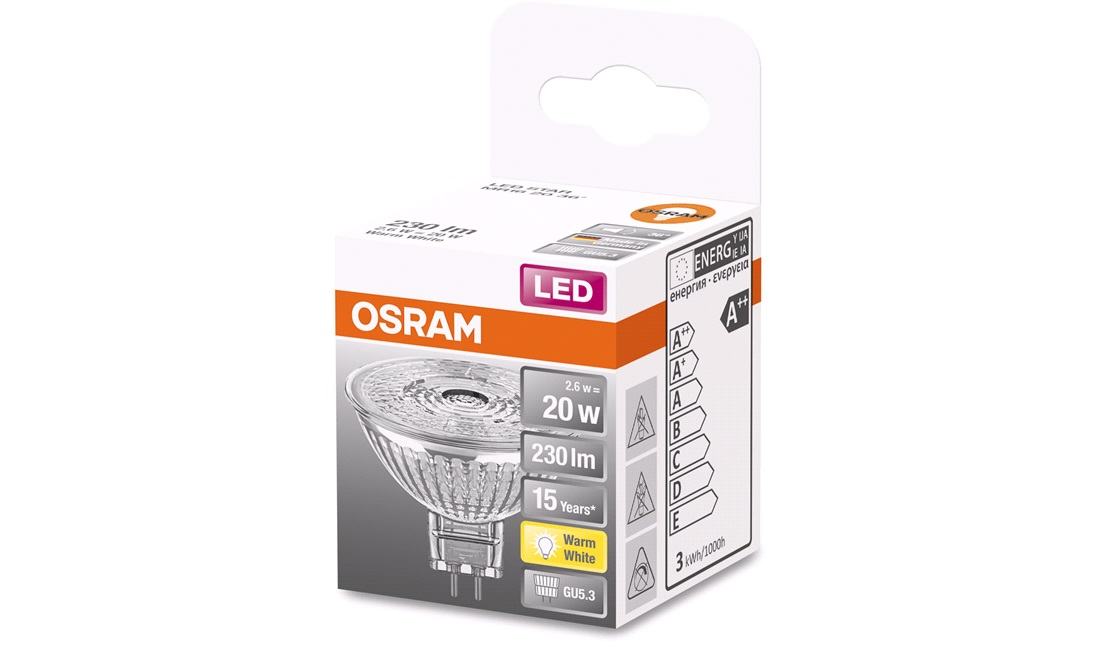  OSRAM LED STAR MR16 GU5,3 3,5W