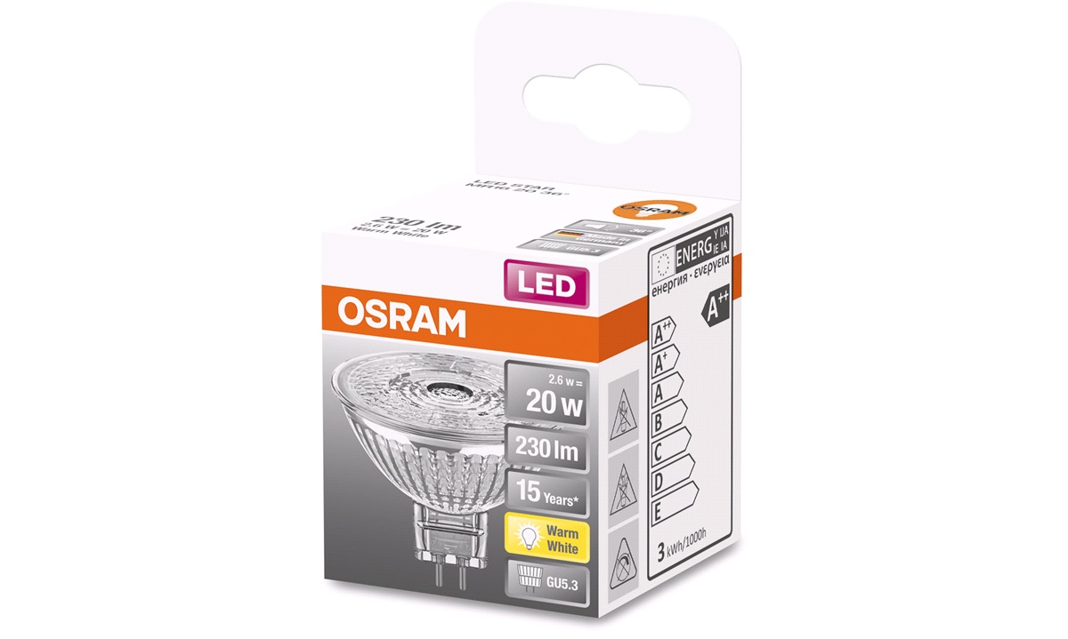  OSRAM LED MR16 20W/827 GU5.3
