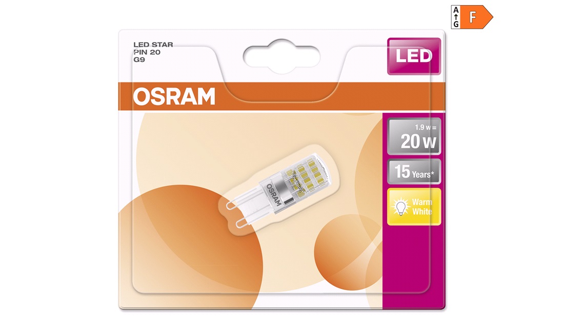 du er Slapper af maskulinitet OSRAM LED PIN 20W/827 G9 - 230V - G9 LED-pærer - thansen.dk