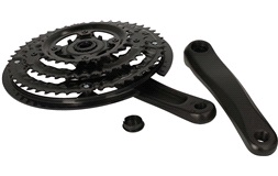 Kranksett Prowheel 28/38/48T 170mm Svart