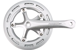 Garniture 46T 170mm sølv Foldingsykkel