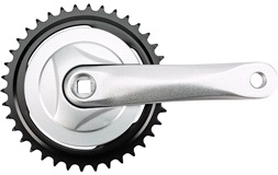 Garniture 36T 152mm Prowheel sølv 24"