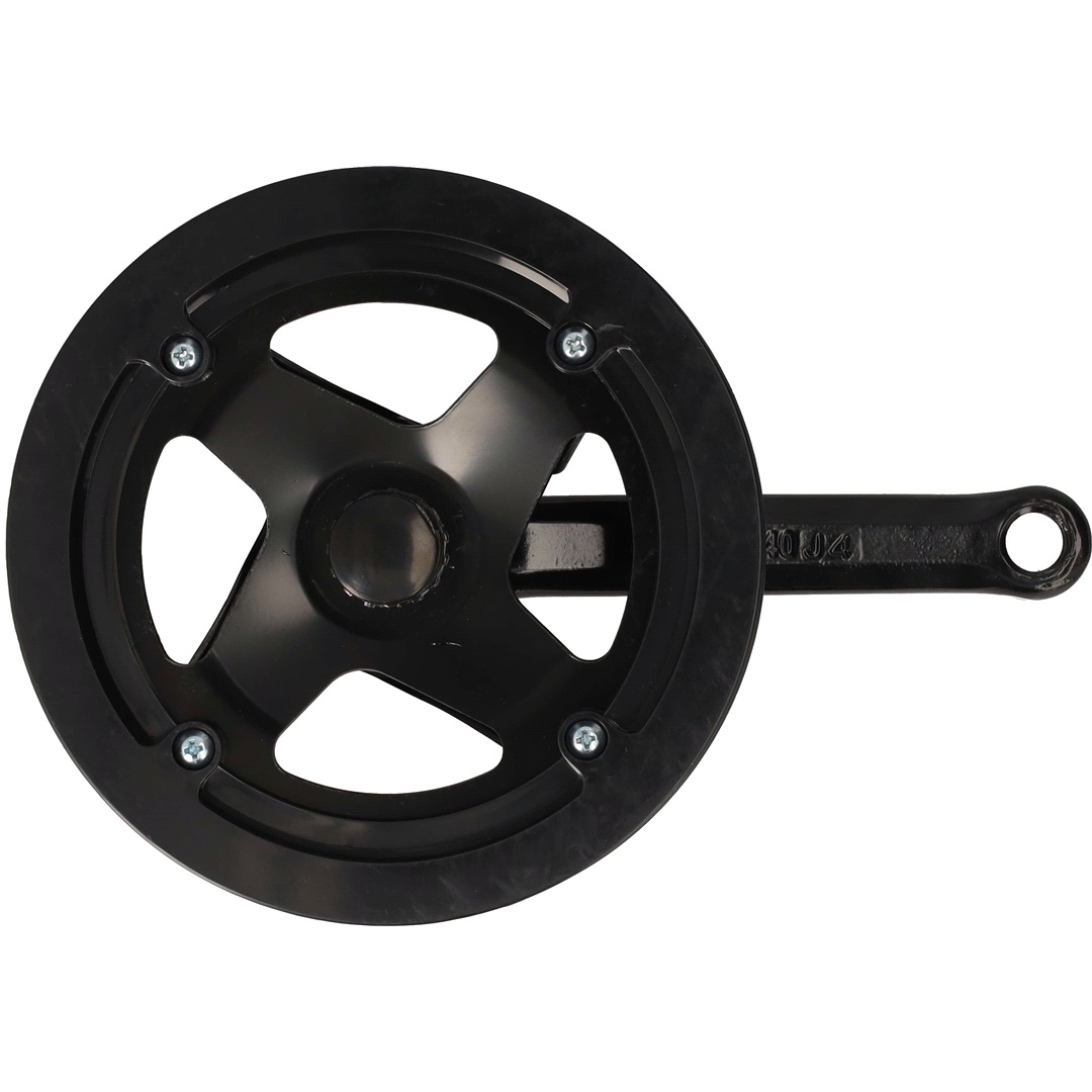 Prowheel Vevparti 36T 140mm svart till 20"