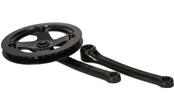 Garniture 36T 170mm sort 