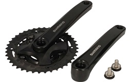 Shimano kranksett 40/30/22T 175mm 