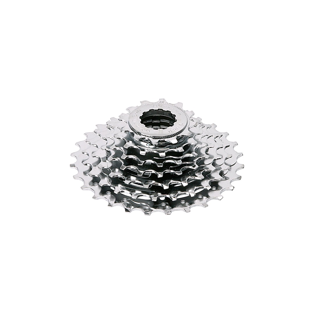 Ingear 7-krans Kasett 12-28 Krom, Shimano Type