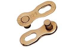 Kædeled KMC 10-speed X10 guld 2 sæt.
