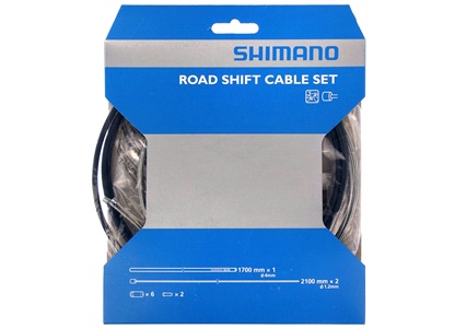 Shimano gearkabelsæt road sort PFTE 