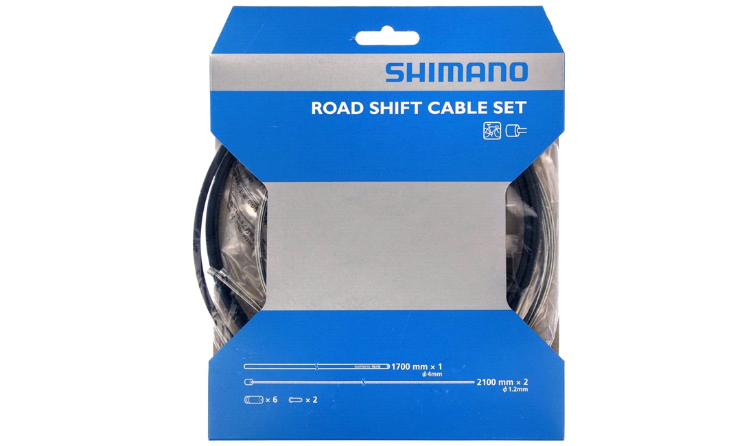  Shimano gearkabelsæt road sort PFTE 1700mm strømpe 