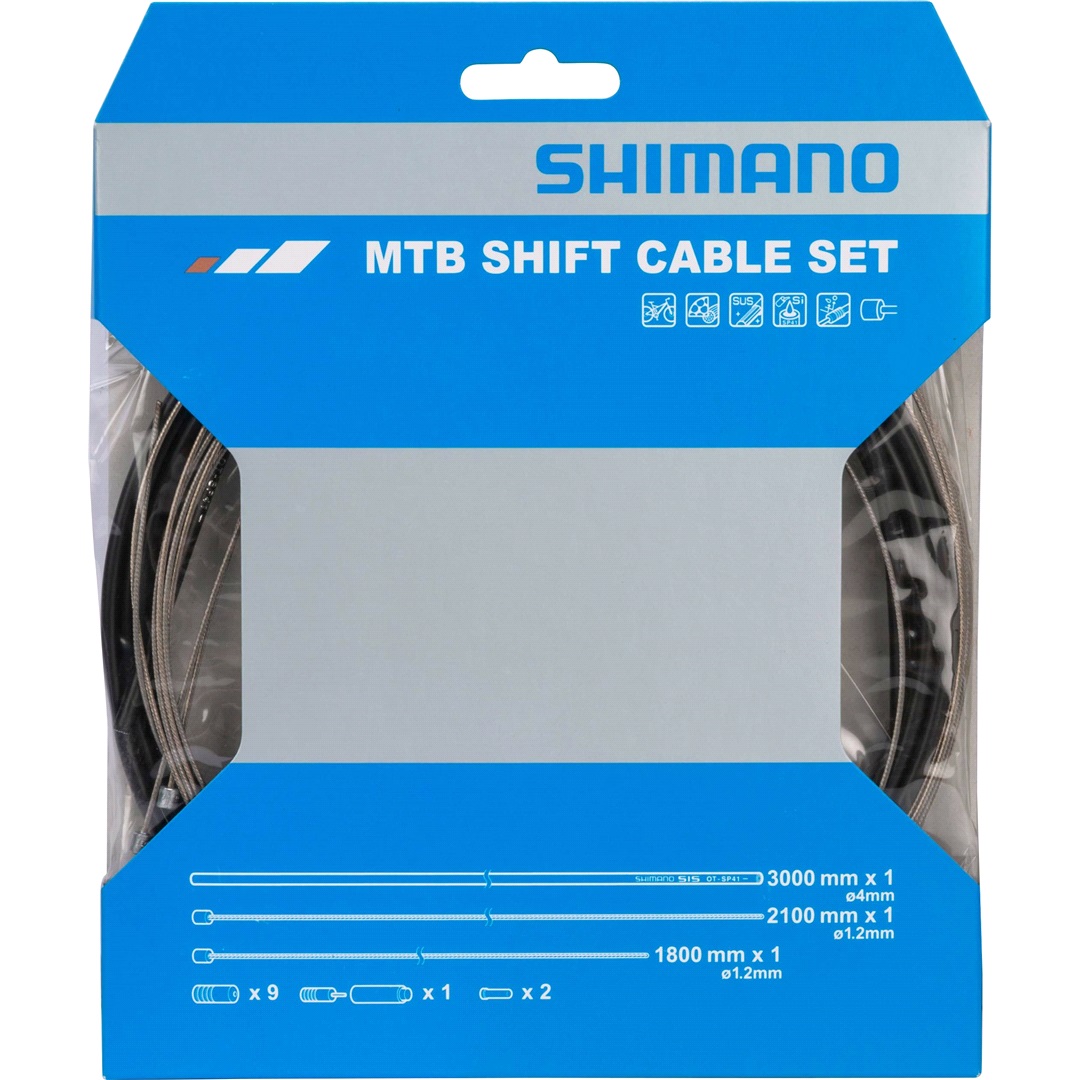 Shimano Shimano växelkabelset MTB/City rostfri