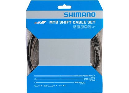 Shimano gearkabelsæt MTB/City rustfri 