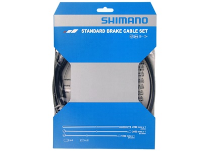 Bremsekabelsett SHIMANO Racer/MTB sort