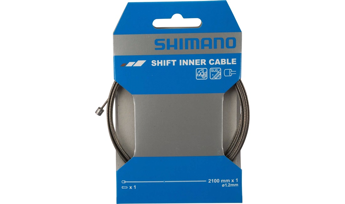  Shimano gearwire Racer/MTB rustfri 1,2X2100mm