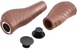 Handtagsset brun ergonomisk 3-5-7-gear