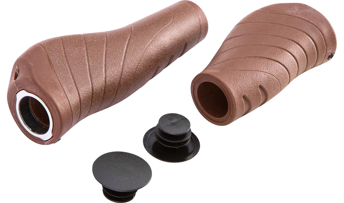  Håndtagssæt brun ergonomisk 3-5-7-gear