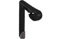 Styrestamme Svart Uno 100mm Ø22,2 