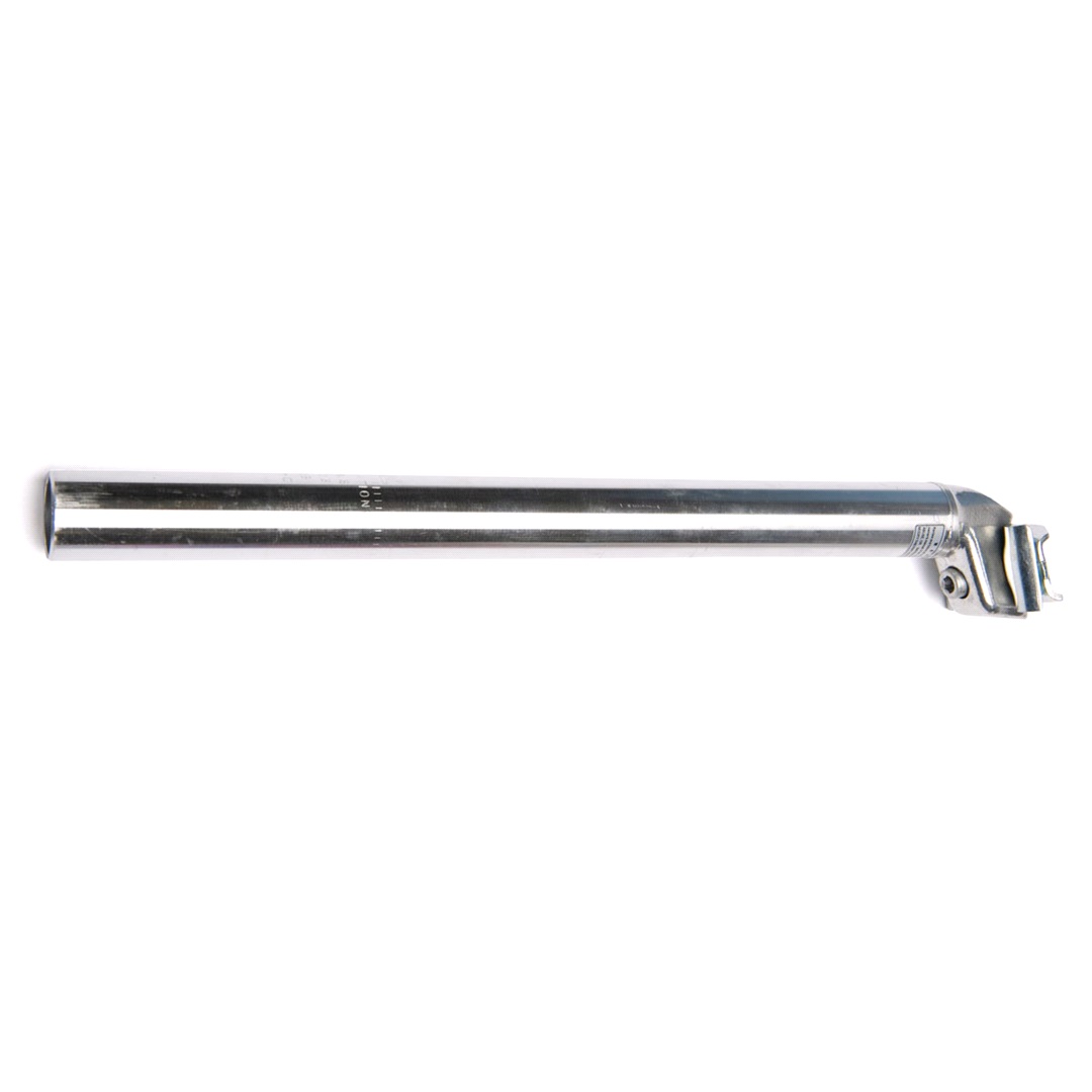 Sadelpind 28,6mm X 350mm sølv alu