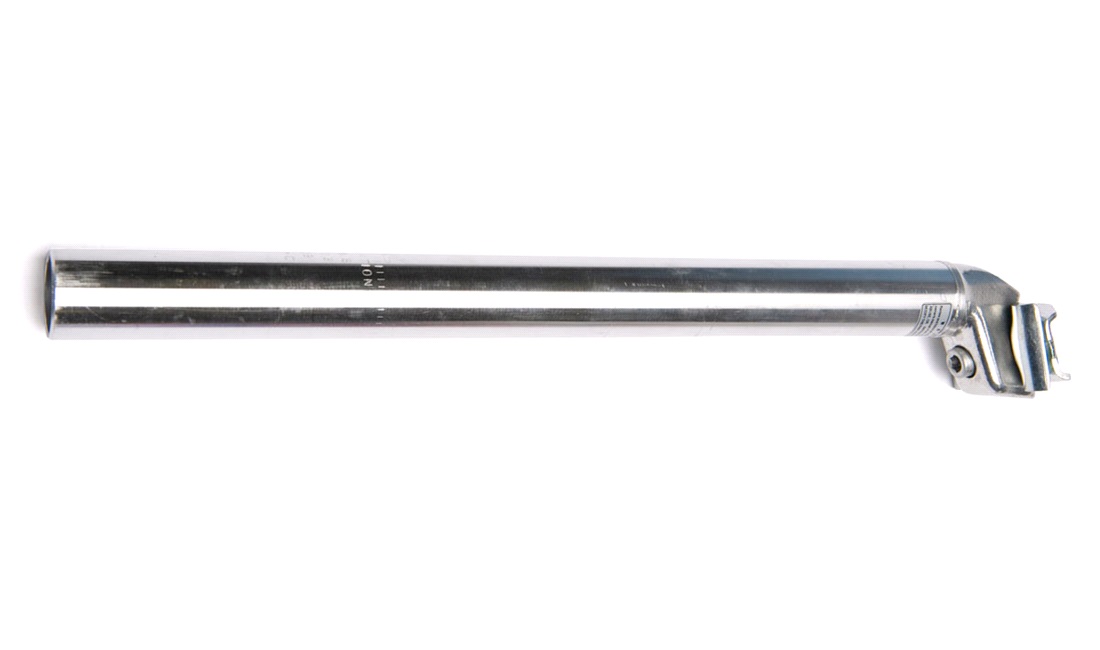  Sadelpind 28,6mm X 350mm sølv alu