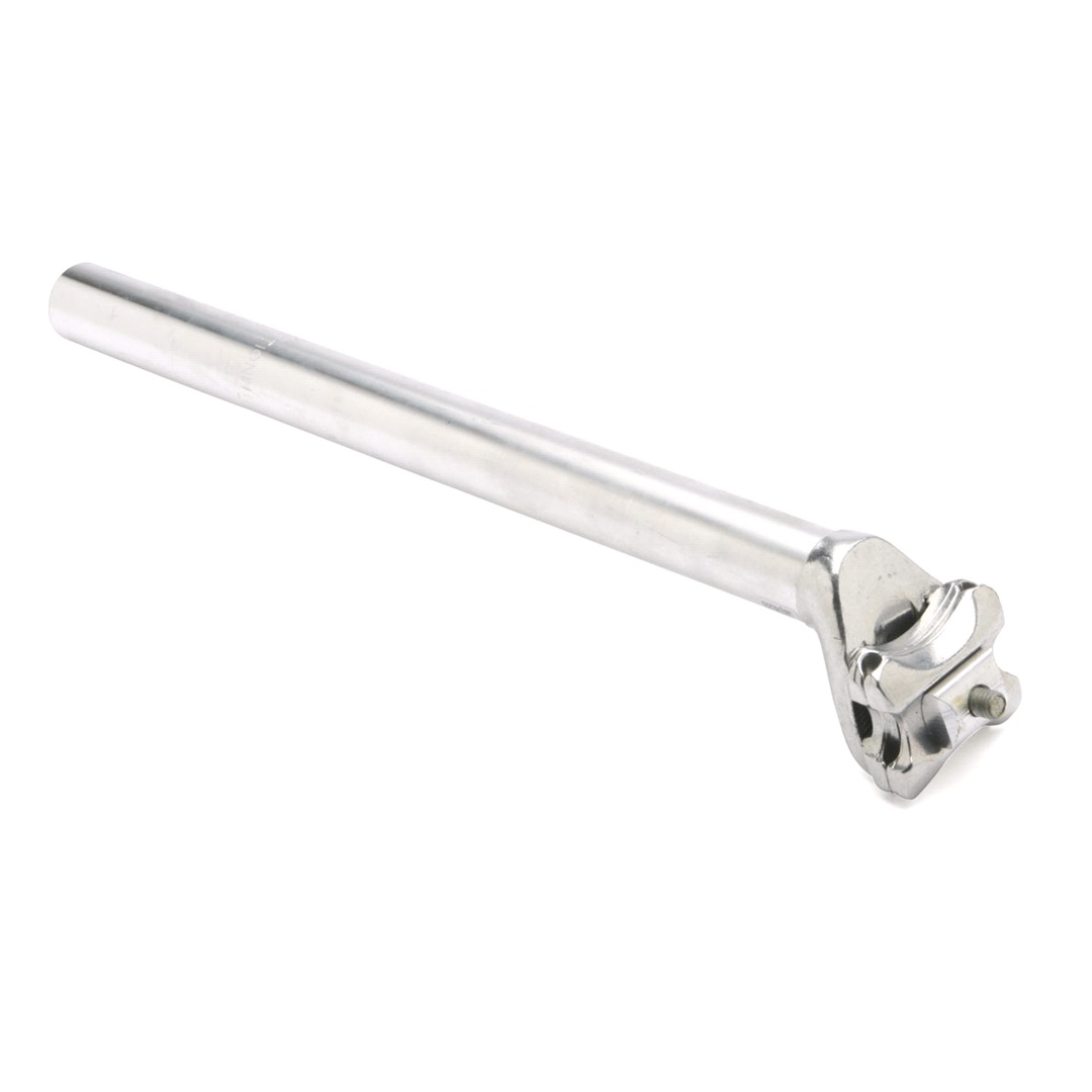 Sadelpind 27,2mm X 350mm sølv alu