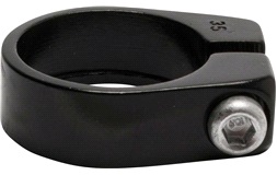 Sadelrørsklampe 34,9mm sort