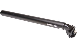 Sadelpind 31,6mm X 400mm sort alu