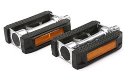 Pedalsæt 9/16" Gummi Alm/Turist 