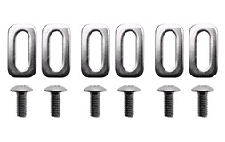 Skiver og bolte til racer klamper