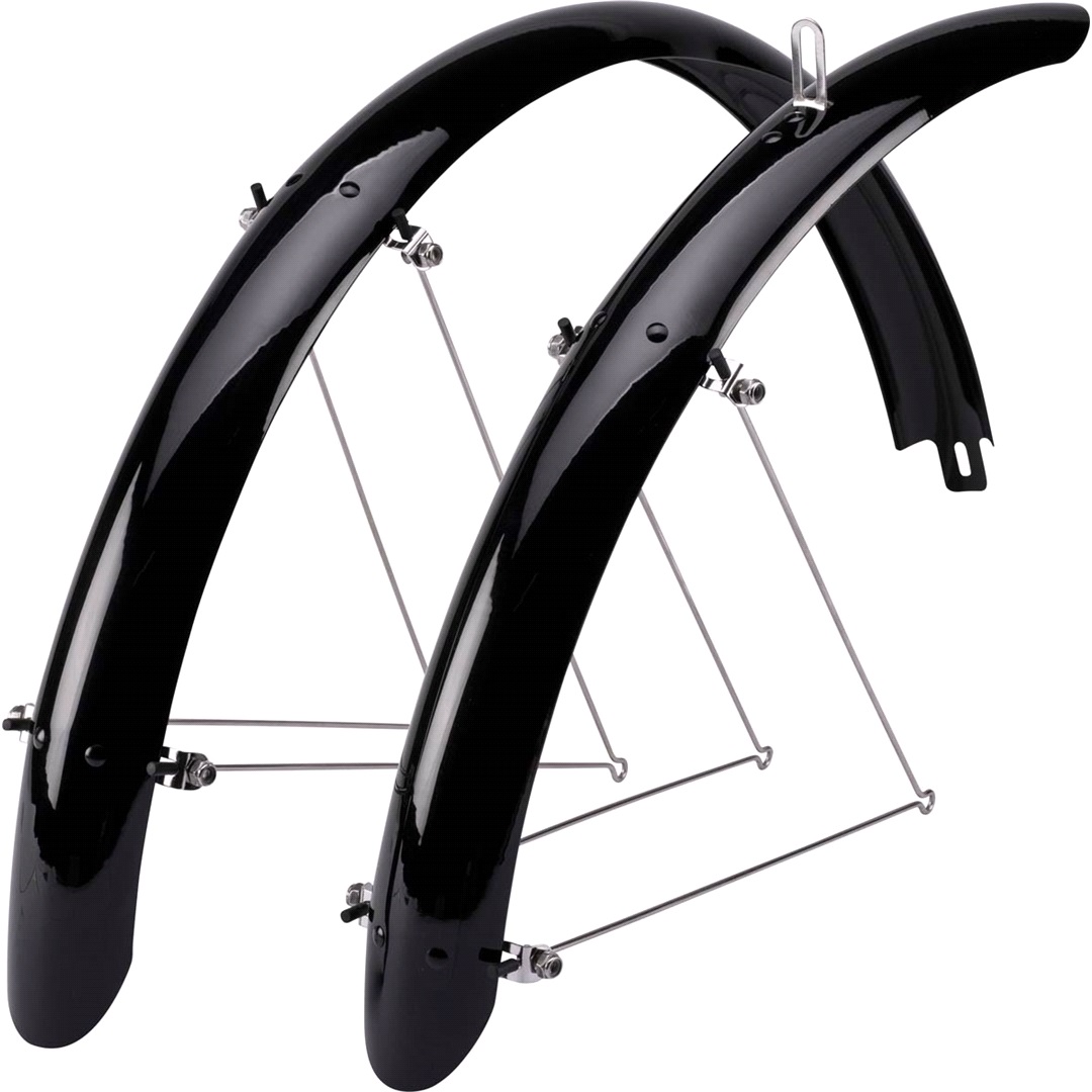 Ingear Stänkskärm 60mm bred svart 26" universal