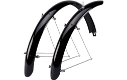 Skærmsæt 60mm bred sort 26" universal
