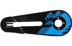 Kjedeskjerm 18" Svart/Blå MTB style