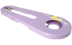 Kjedeskjerm 18" jente lilla, plast