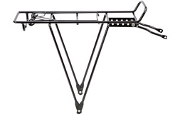 Bagagebærer, stål/sort, til 20"