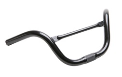 Styr stål sort til 12"-14" børnecykel