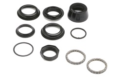 Styrefittingssett 1 1/8" med toppmutter